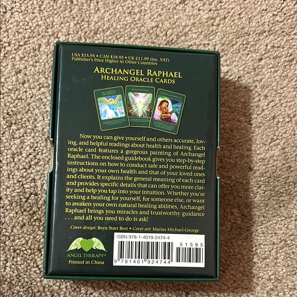 Archangel Raphael Healing Oracle Cards - Picture 2 of 2